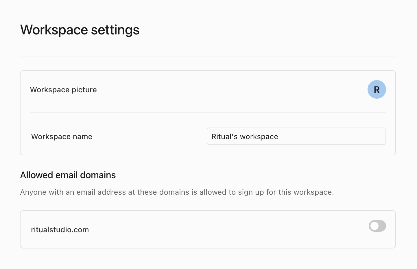 Automatic Workspace Joining for Team Domains